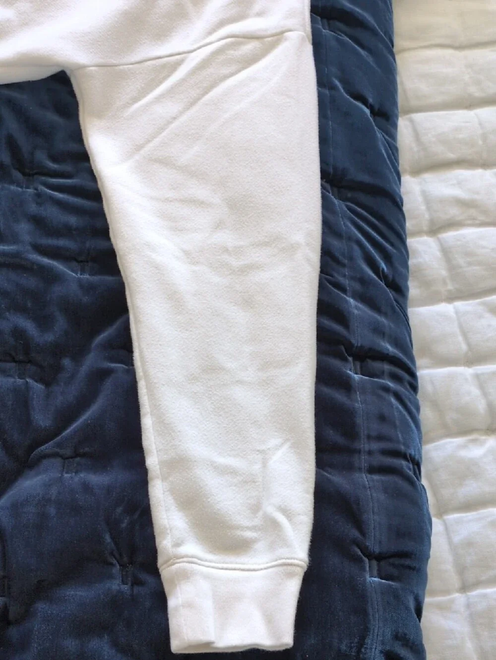 J. Crew Women's White Pullover Hoodie Sweater, Medium
